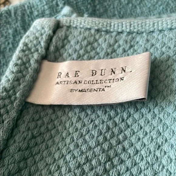 Rae Dunn Teal Home Hand Towel - 2 - Picture 2 of 3